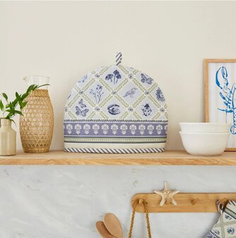 Tea Cosy Coastal Treasures in Blue