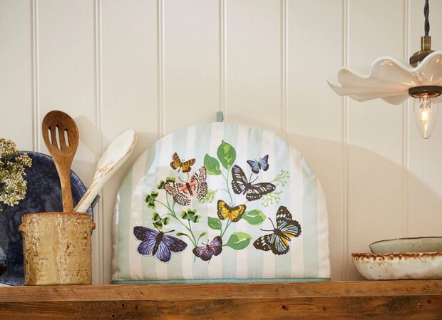 Tea Cosy Butterfly Grove in Blue